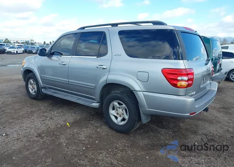 2001 Toyota Sequoia Sr5 V8 from USA, damaged, VIN 5TDZT34A41S018874